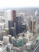 View from the CN tower, Toronto