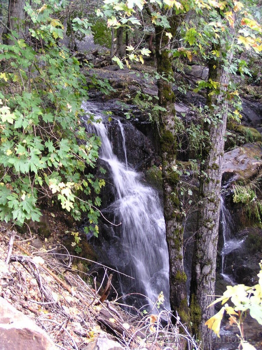 Waterfall near Crystal Cave
