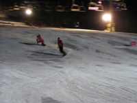 At the ski instructors’ demo