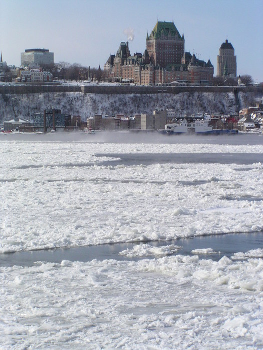 The Chateau Frontenac seen from Lévis