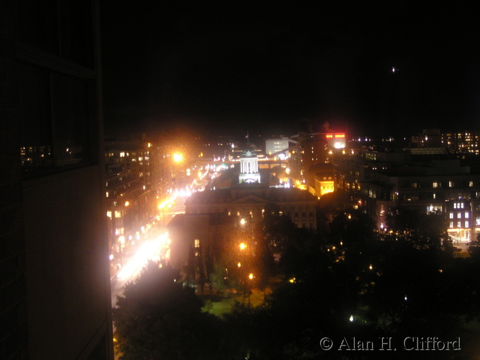 View from hotel window, Toronto