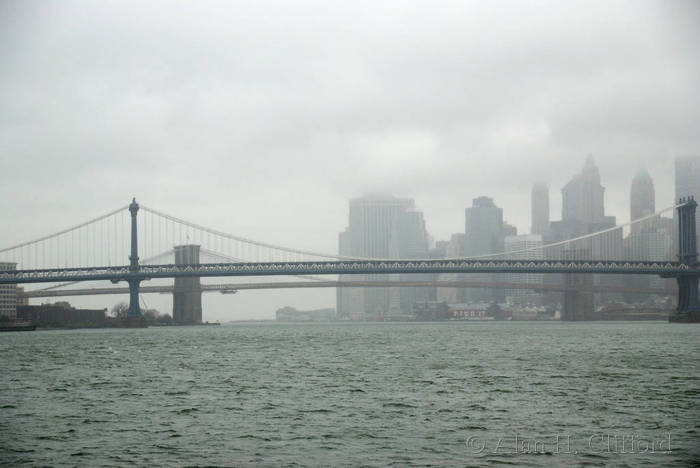 Brooklyn Bridge and Manhattan Bridge