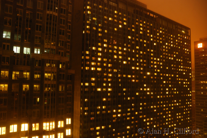 View from our hotel room, Sheraton, New York