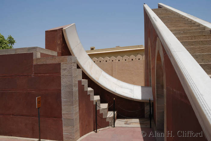 Samrat Yantra, large sundial at Jantar Mantar, Jaipur