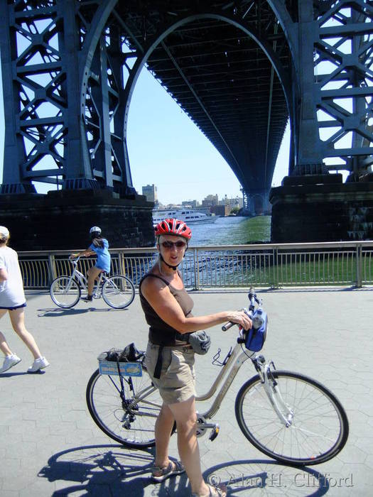 Margaret under Williamsburg Bridge