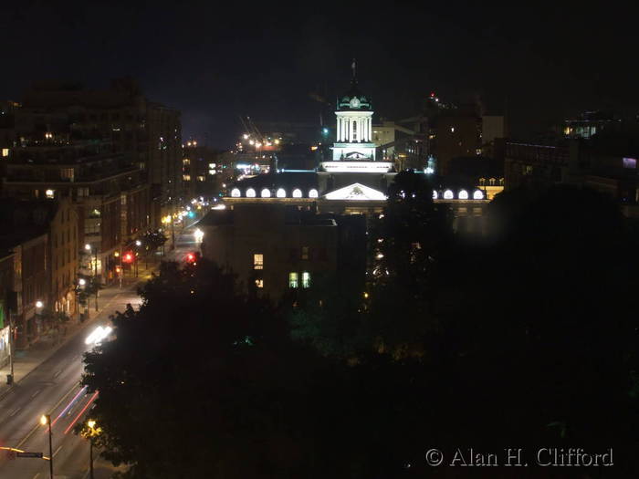 View from room at the Holiday Inn Express, Toronto