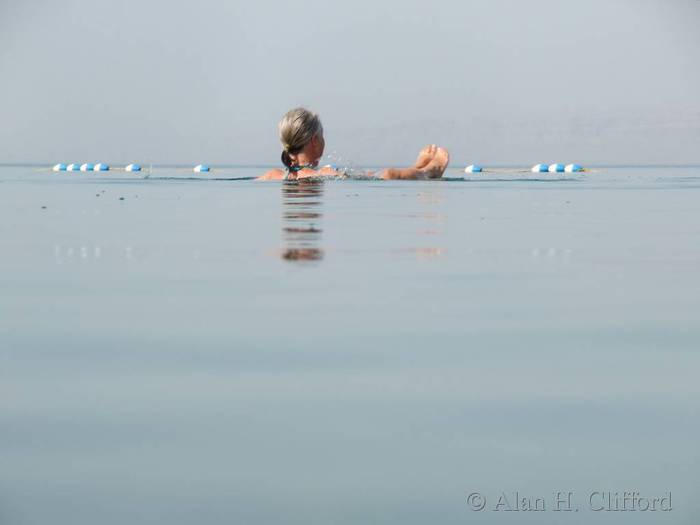 Margaret in the Dead Sea