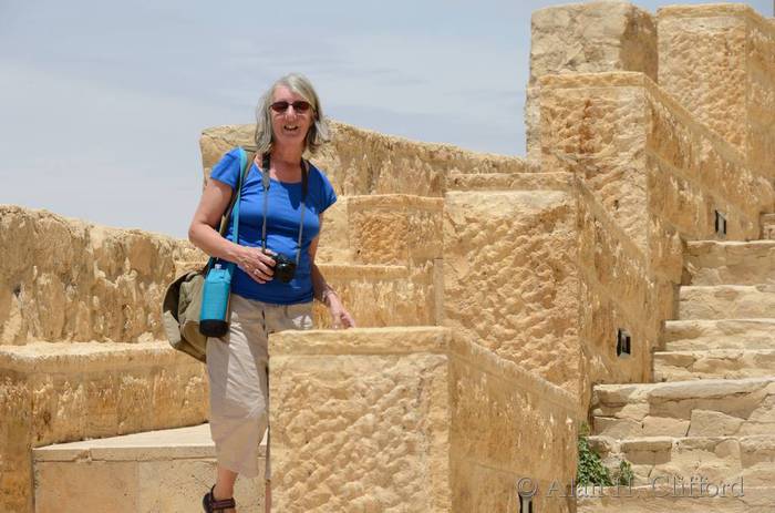 Margaret at Karak Castle