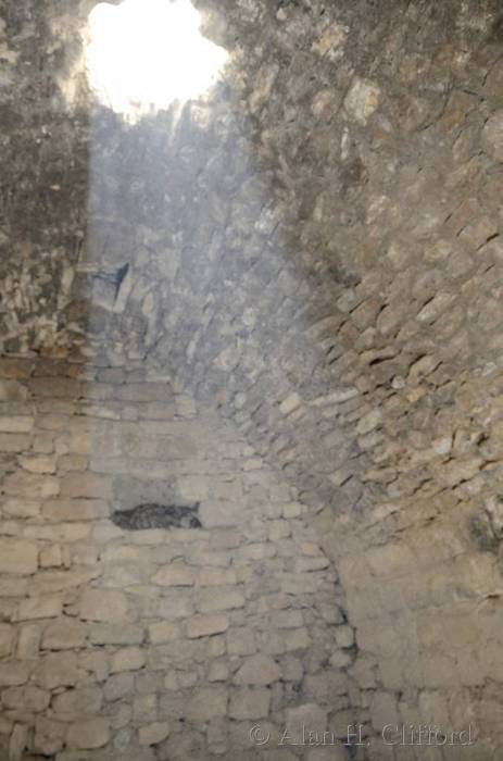 Sunlight and dust in Karak Castle