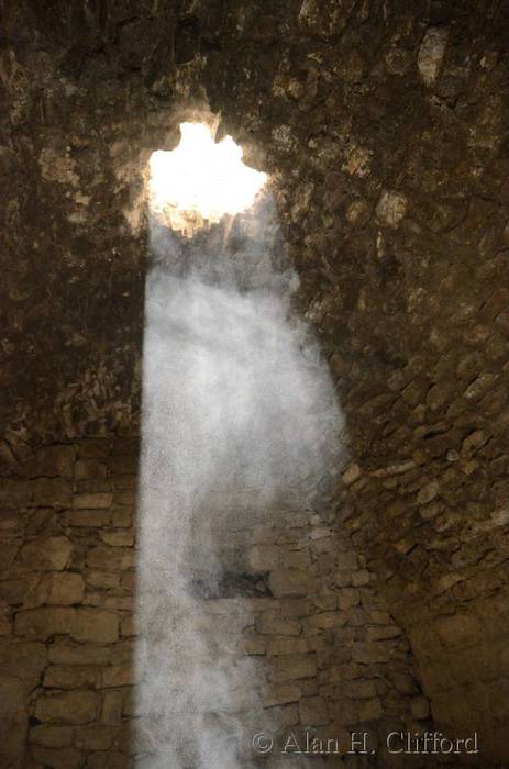 Sunlight and dust in Karak Castle