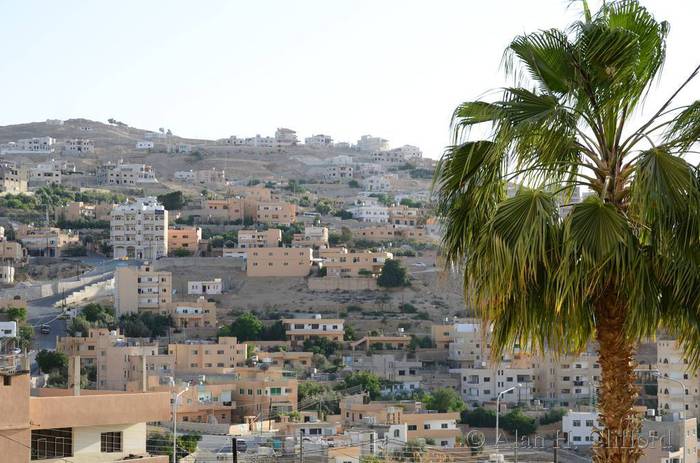 View from our hotel room at Wadi Musa