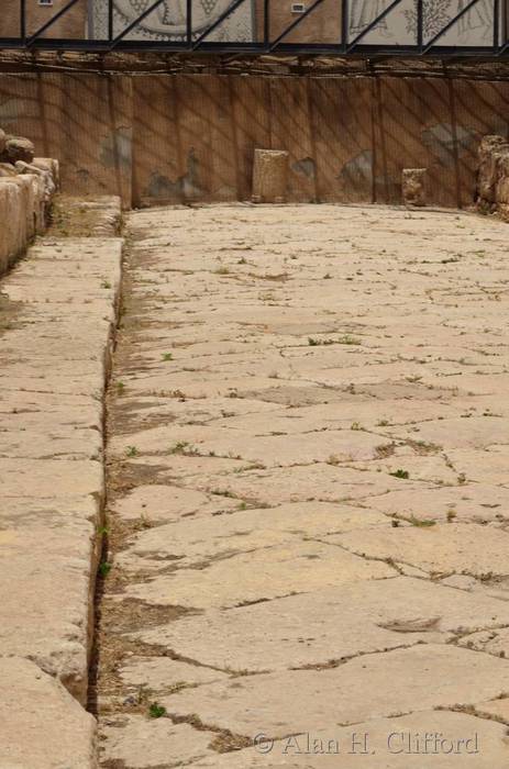 Roman road at the Archaeological Park