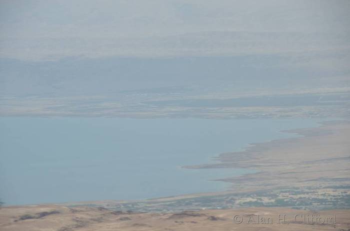 View of Dead Sea from Mount Nebo