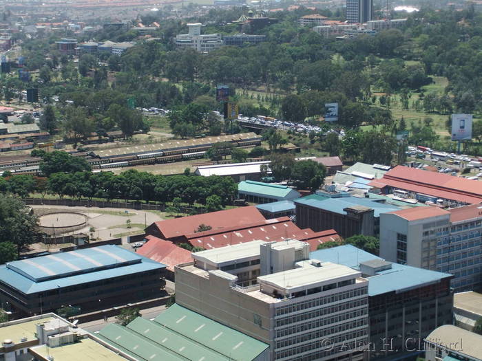 View from the Kenyatta International Conference Centre