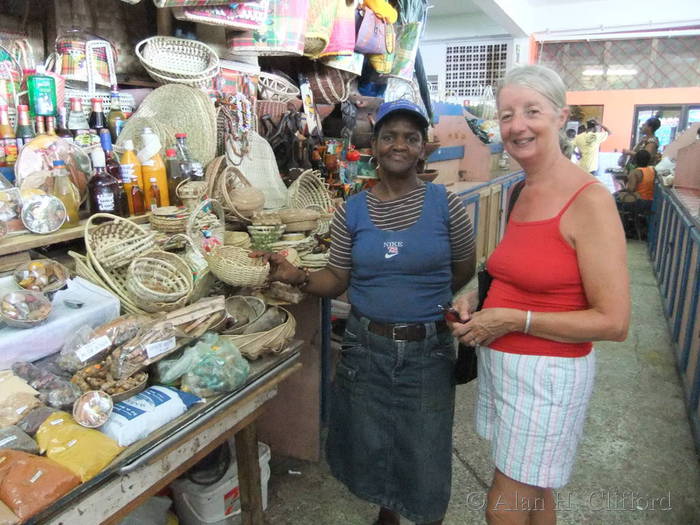 Margaret in the Central Market