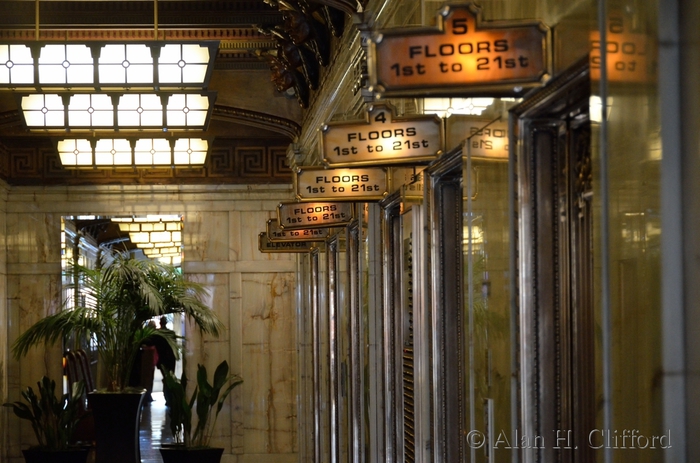 Smith Tower elevators