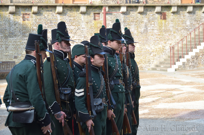 Re-enactment at Languard Fort